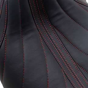 Mustang Revere Solo Seat - Gravity - Red Stitched 75059AB