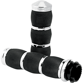 Grips - Air Cushion - 7/8" - Chrome SB-AIR-90-CH