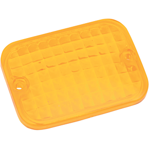 Replacement Rectangular Lens - Amber 2040-0299