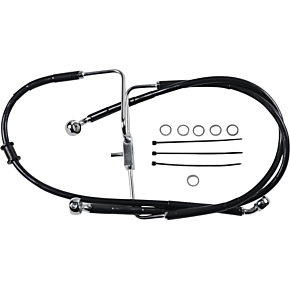 Brake Line - +4" - Black - XL 1741-5853