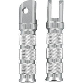 Emgo Front Footpegs - Silver - Kawasaki 50-11221