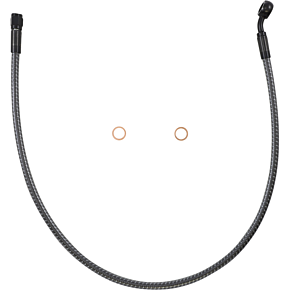 Magnum Brake Line - Front - 10 mm - 35° - 26" - KARBONFIBR AS77126