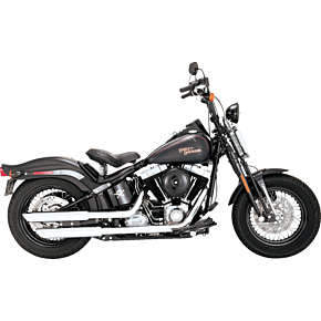 3" Twin Slash Slip-On Mufflers - Chrome 16842