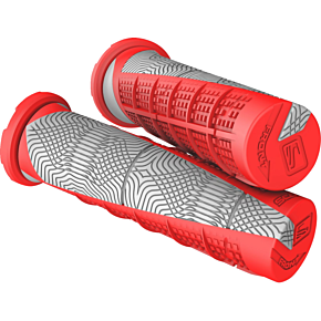 Grips - Deuce - ATV - Red/Gray 217892-5858