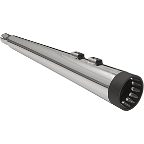 DNT Megaphone Muffler - Chrome/Black - '95-'16 FL 1F57DNT5