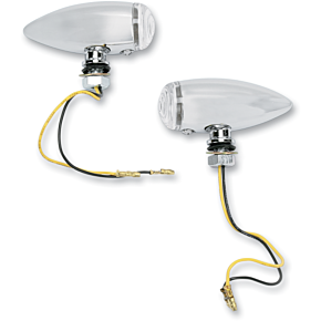 Bullet LED Marker Lights - Smooth - Clear 7805-2068