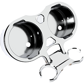 T-Bar Gauge Mount - Dual - Chrome - 1.50" Diameter LA-7398-22C