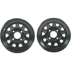 Delta Steel Wheel - Front/Rear - Black - 12x7 - 4/110 - 4+3 1221753014