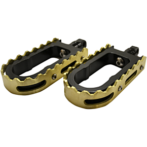 BMX Footpegs - Black/Brass LA-7205-02B