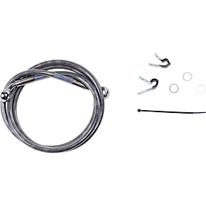Brake Line - Front - +10" - Stainless Steel - XL 1741-2648