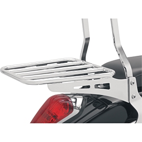 Cobra Sissy Bar Luggage Rack - Chrome - Tubular 02-3500
