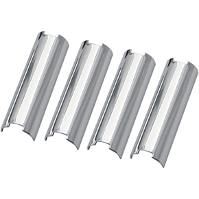 Ss Cycle Pushrod Cover Keeper Set - Chrome - 2.400" 93-4070