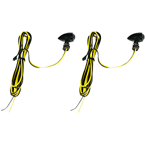 Micro Turn Signals - Amber - Black CD-MICRO-A-B