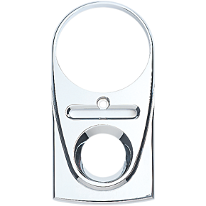 Tear Drop Upper Dash Cover - Smooth - Chrome 04-21S