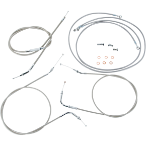 Cable Line Kit - 18" - 20" - '99 - '03 Roadstar - Stainless Steel BA-8021KT-18