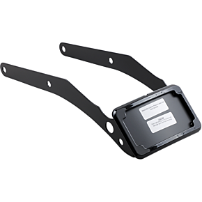 LP Plate Frame & Mount with Tag Light  - FLSL/FXBB - Black CV4663B