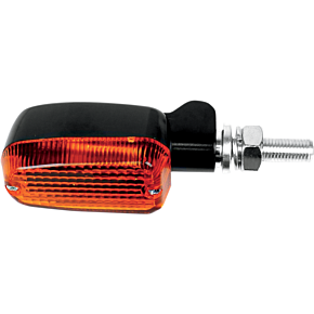 K and S Technologies Marker Light - Single Filament - Black/Amber