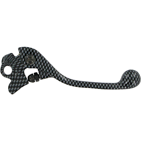 Parts Unlimited Right-Hand Carbon Fiber Look Lever for Yamaha/Kawasaki