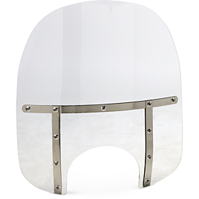 Fats Windshield - 19" - 9" Headlight - Clear MEM3710