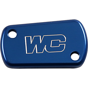 Rear Billet Brake Cover - Blue - Kawasaki/Suzuki 21-600