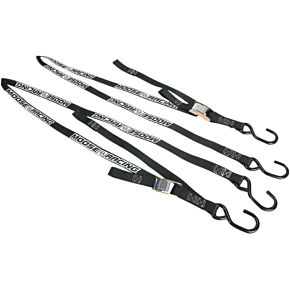 Moose Racing Soft-Tie Tie-Downs - Black