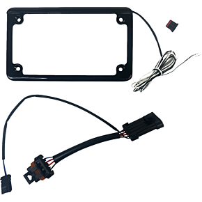 Lighted License Plate Frame - Gloss Black CD-LPF-GEN