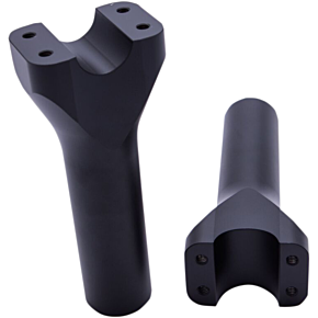 Risers - Assault - 6" x 1-1/4" - Black TM-8601-6RC