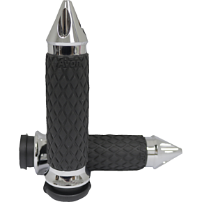 Diamond Contour Grips - Spike - Chrome DIA-60-CH-SPIKE