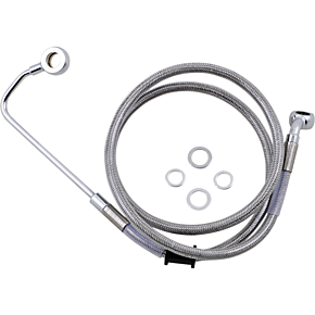 Brake Line - +10" - Stainless Steel - '15-'17 Softail 1741-5781