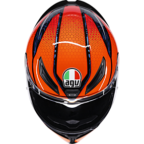 K1 S Helmet - Speedarmor - Black/Orange/Blue - Small 2118394018-074-S