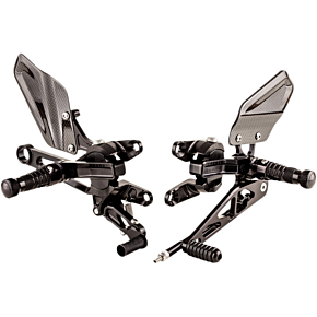 Adjustable Rearset - Black - Aprilia VCR-A03-B
