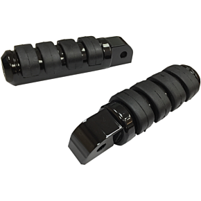 Passenger Soft-Ride Black Foot Pegs - Softail 1620-1848
