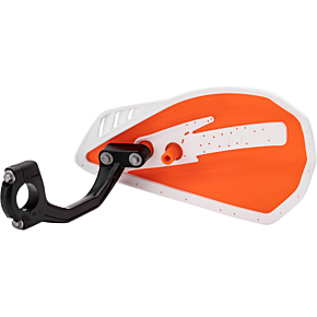 Cycra Handguards - Cyclone - Orange/White 1CYC-0056-203