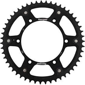 Supersprox Stealth Rear Sprocket - 51 Tooth - Black - Yamaha RST-245-51-BLK