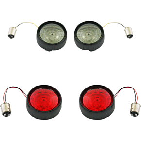 Custom Dynamics Full Bullet Turn Signal Conversion Kit  - Black PB-BCM2-BB-B