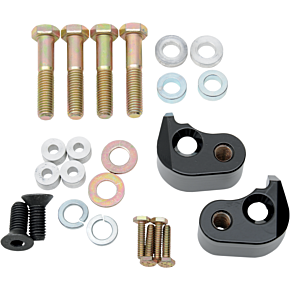 La Choppers Rear Lowering Kit - Black Powder Coated - Lowers 1" -  '02-'16 FL LA-7590-00B