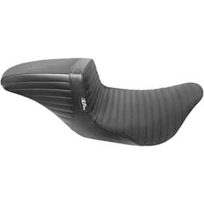 Le Pera Kickflip Seat - Pleated w/ Gripp Tape - Black - FL '08-'22 LK-597PTGP