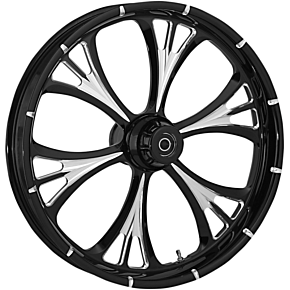 Rc Components Majestic Eclipse Front Wheel - Dual Disc/No ABS - Black - 23"x3.75" - '08+ 23750-9031-102E