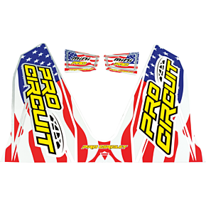T-6 Mini Decal - Stars and Stripes D22MINI-SS
