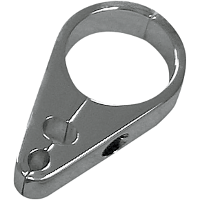 Cable Clamp - Throttle/Idle/Brake - 1-1/8" - Chrome 0658-0036