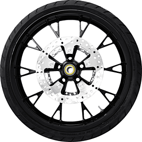 Marlin Front Wheel (21"/Black)/Rotors (11.8")/Dunlop Tire (130/60B21) PKG-MAR213SB-ABST