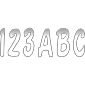 I.D. Sticker Kit - 200 Series - White Gradation WHSIG200