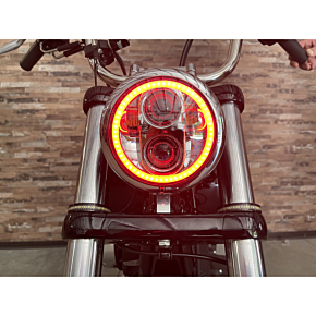 Custom Dynamics 5.75" Headlamp - with Mounting Ring - Chrome PG-575-C