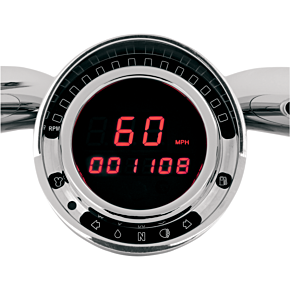 Dakota Digital Big Dog Direct Plug-In Speedometer - Red LED BD-140-R
