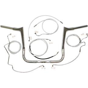 Magnum Handlebar Kit - Viking - 10" - Sterling Chromite II® 38834-410