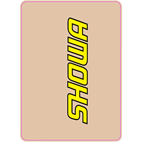 Upper Fork Decal - Showa - Yellow 40-80-124