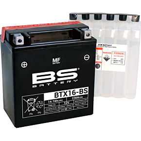 Battery - BTX16-BS (YTX) 300609