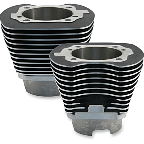Ss Cycle Cylinders - 4.125" - Black 910-0255