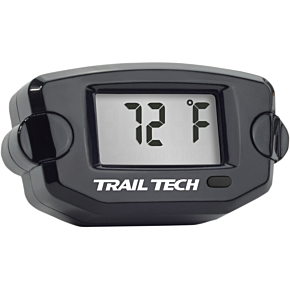 Trail Tech Universal Temperature Meter - Surface Mount - Black - 14 mm 742-ET3