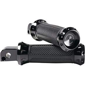 Over Drive Footpeg - M8 - Passenger - Black 0035-1245M-B